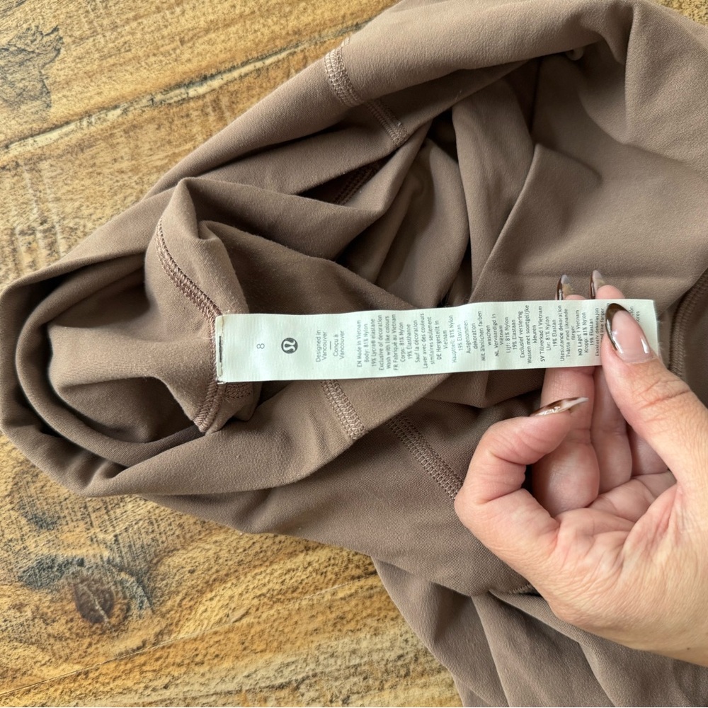 Lululemon Brown biker shorts - Picture 4 of 5